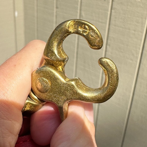 Vintage Coach Bag NYC Convertible Clutch 9635 red - Picture 10 of 15